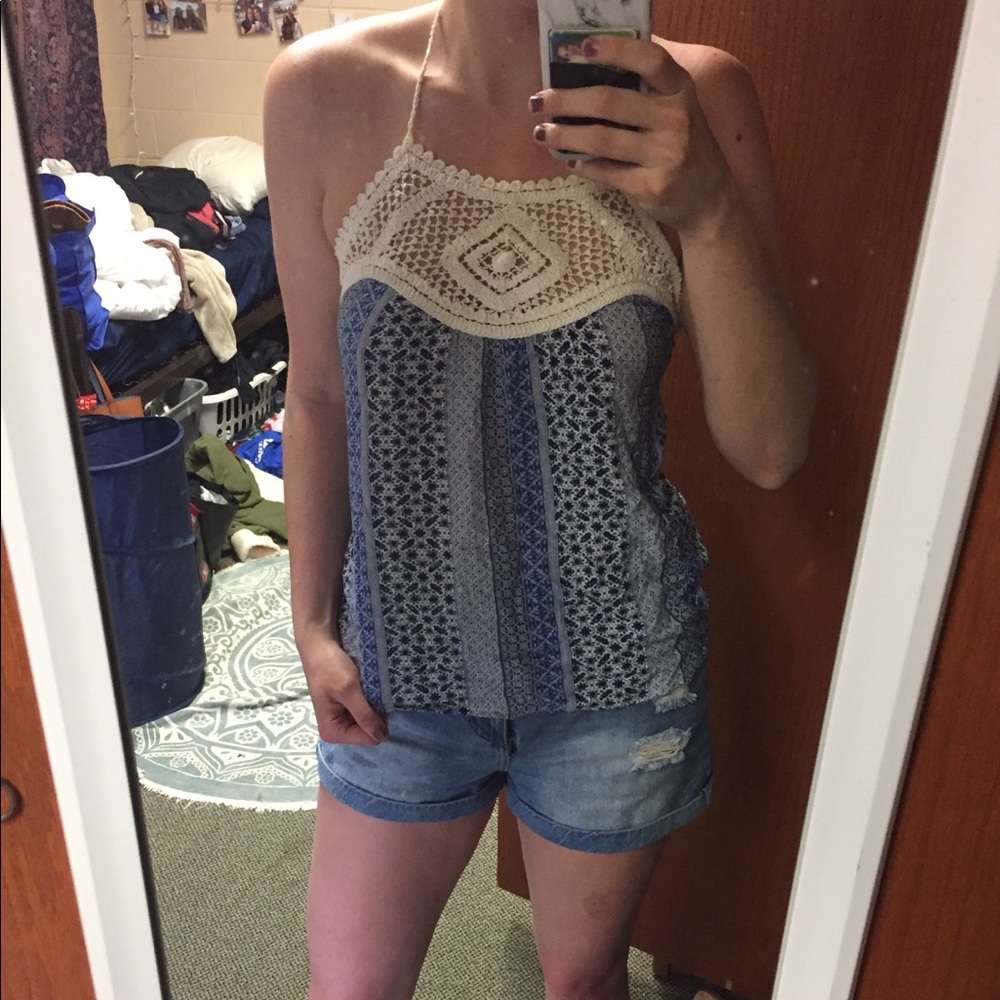 crochet halter tank!